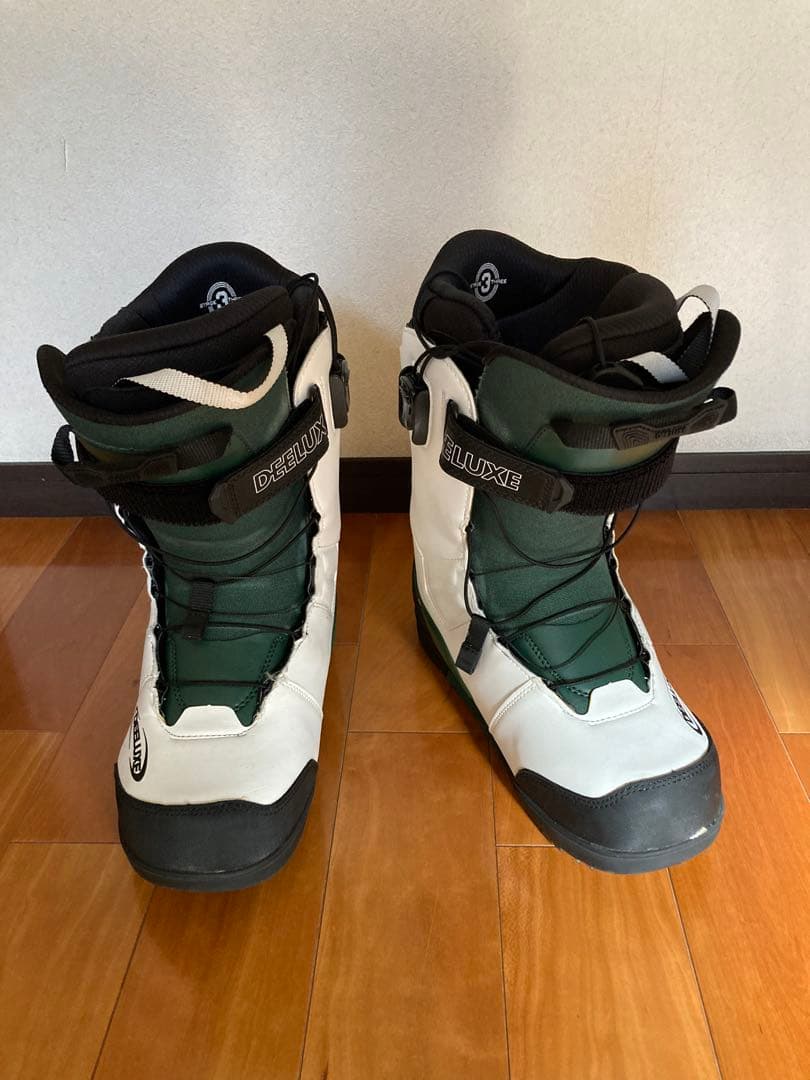 DEELUXE アエリス スノーボードブーツ ホワイト/グリーン