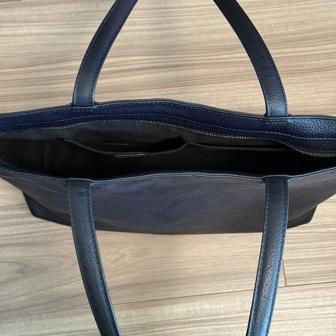 と*ー様 HushTug ハッシュタグ ビジネスバッグ レザートートバッグ ネイ