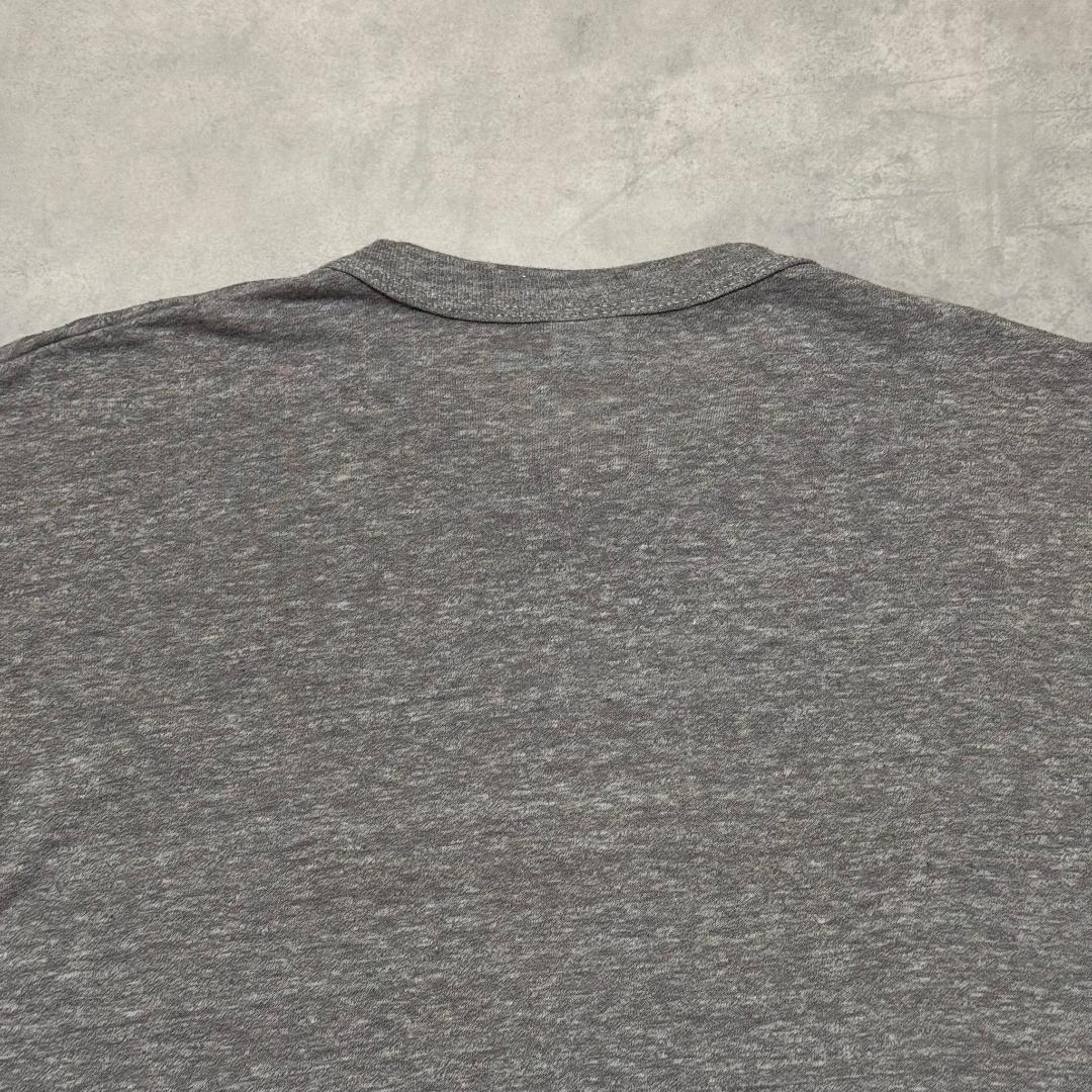 80s champion 霜降りグレー 三段プリント Tee L DM1323