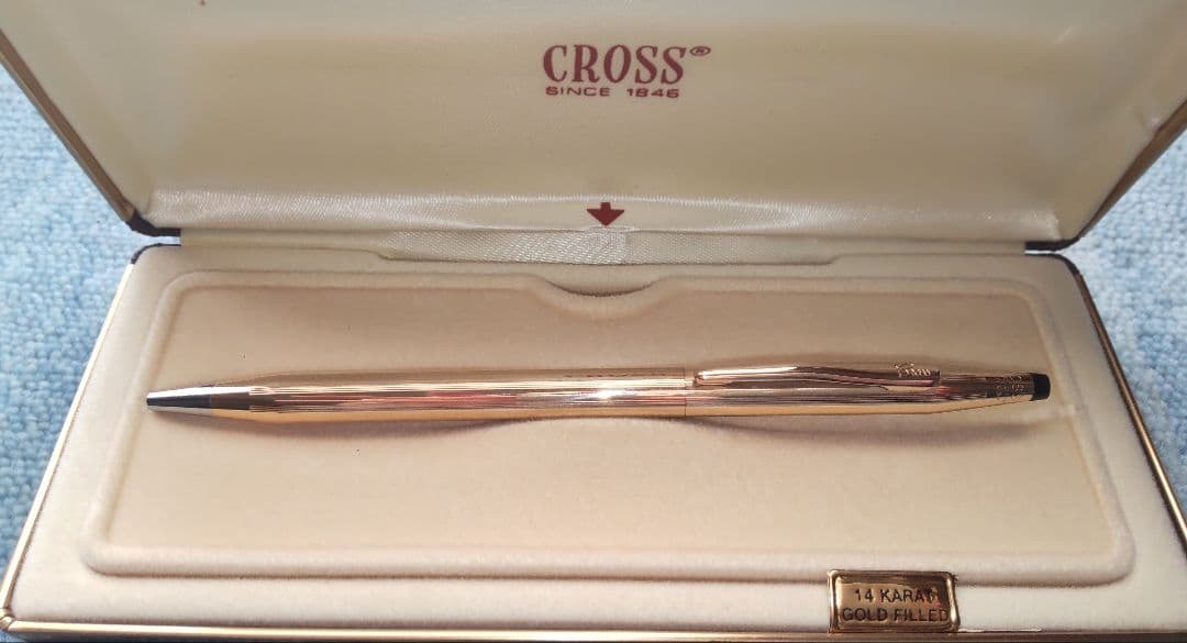 ✨CROSS 14KT 旧ロゴ ボールペン✨