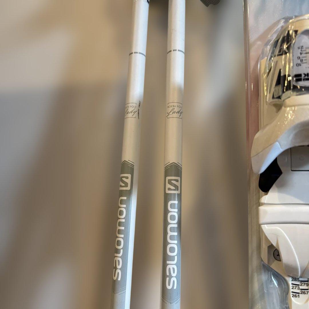 美品　スキー　板　ストックセット 147 COSMICSURF