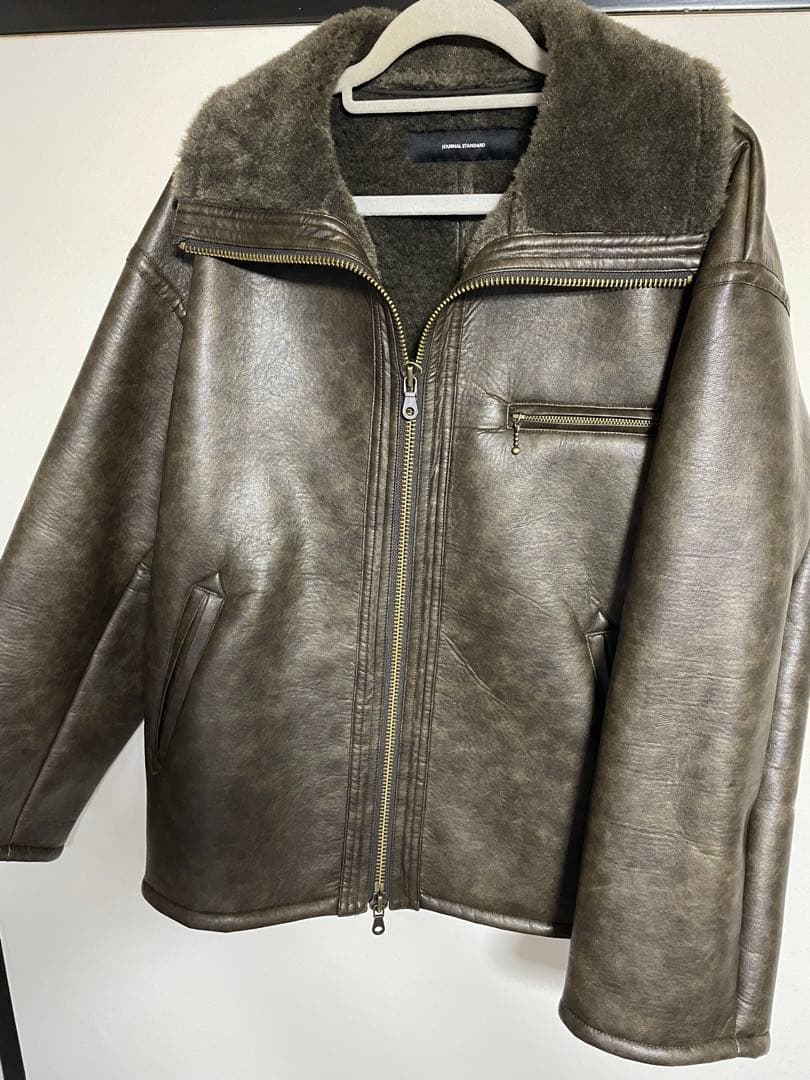 《WEB限定追加》フェイクレザーボアブルゾンJOURNAL STANDARD