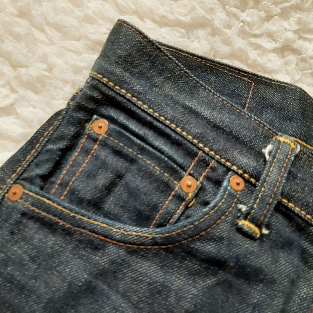 美品　エビス　evisu 2000 No.2　大黒　ピンクカモメ 25 濃紺