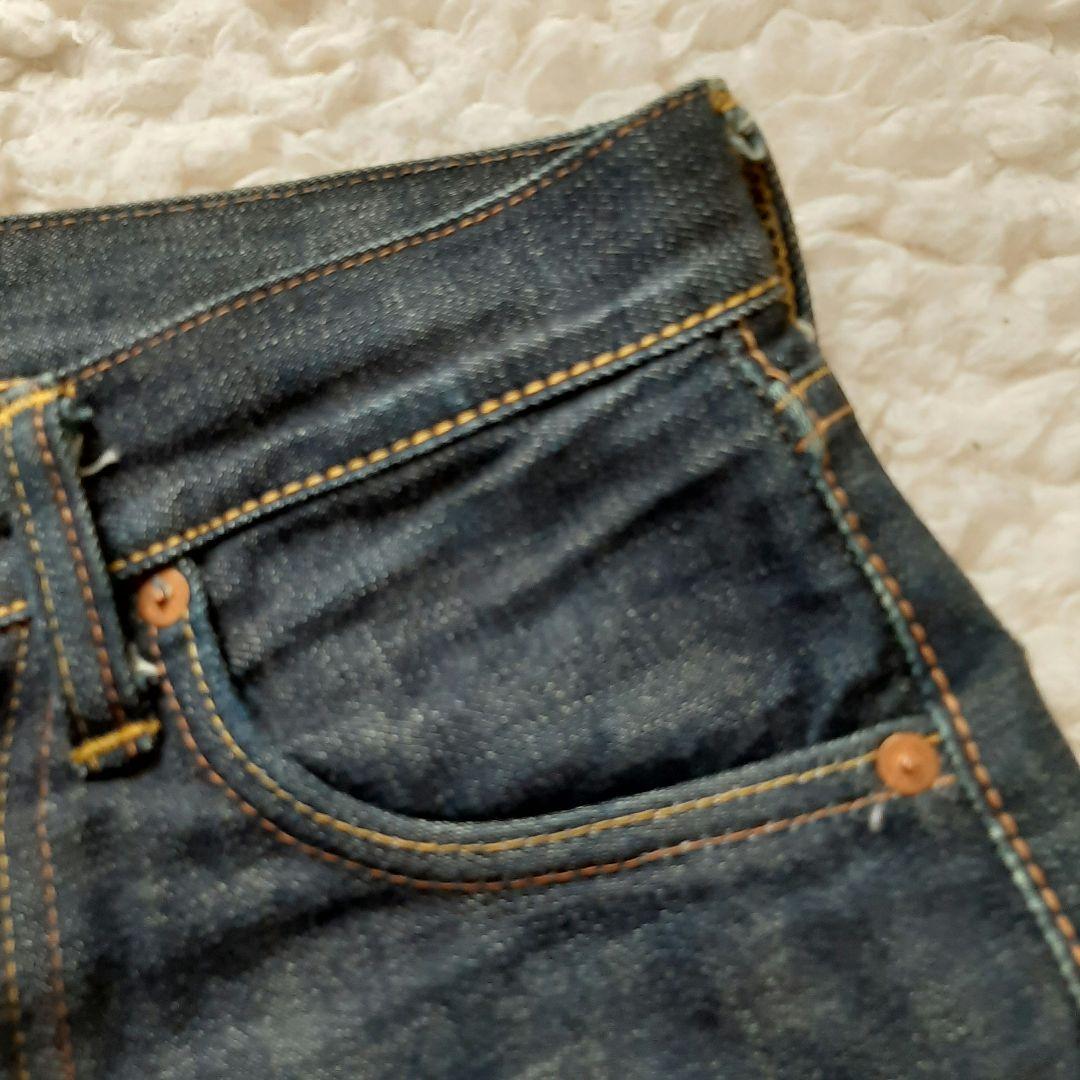 美品　エビス　evisu 2000 No.2　大黒　ピンクカモメ 25 濃紺