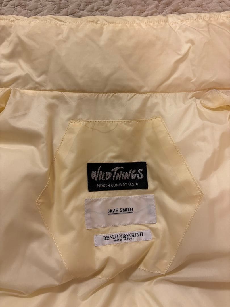WILD THINGS JANESMITH B&Y ショートダウンベスト