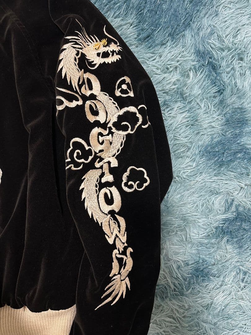 美品 レア DOGTOWN 虎 リバーシブル 刺繍 スカジャン