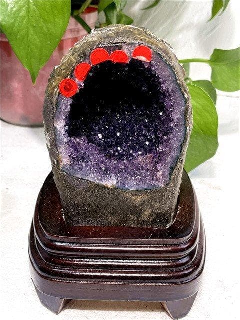 1560gAAA級ウルグアイ産天然アメジストドーム原石YT8G3/360G60A