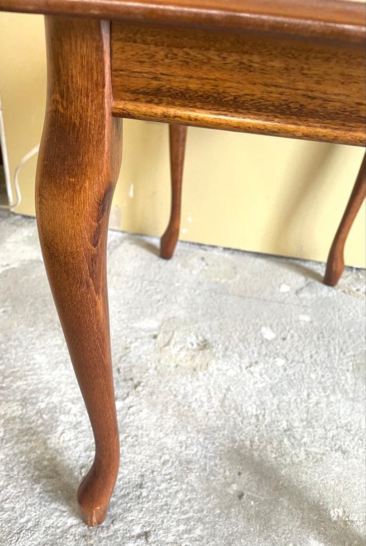 イタリア製 輸入家具 猫脚 象嵌 サイドテーブル アンティーク B