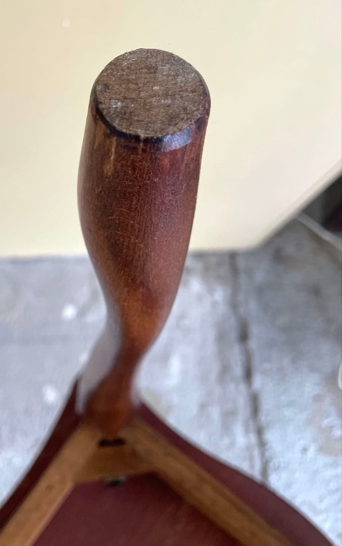 イタリア製 輸入家具 猫脚 象嵌 サイドテーブル アンティーク B