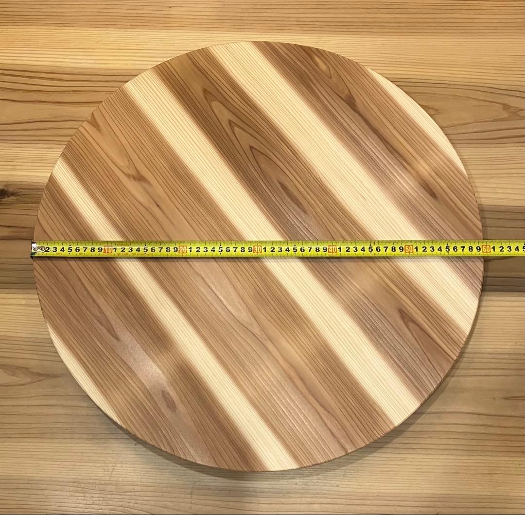 （60cm）木製ターンテーブル_5Z021 主に食卓用　回転テーブル中華テーブル