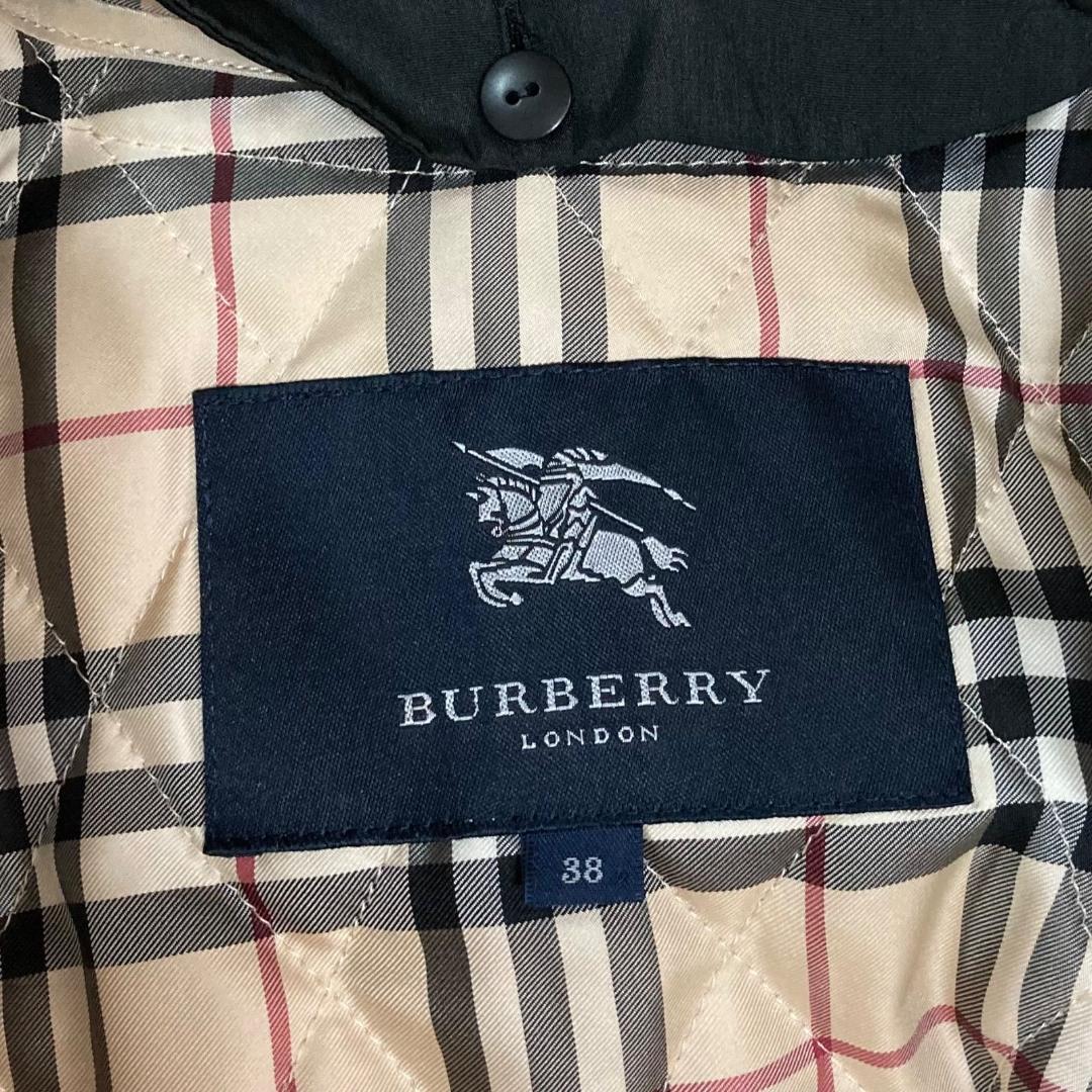 17537✨バーバリーロンドン ノバチェック ライナー ベルベットコート