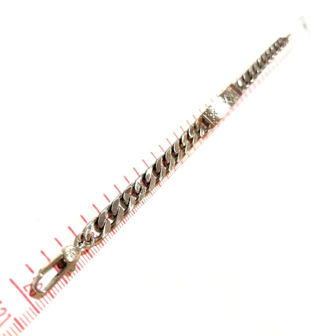 『GUCCI』　グッチ シルバー ディアマンティッシマ　ブレスレット19