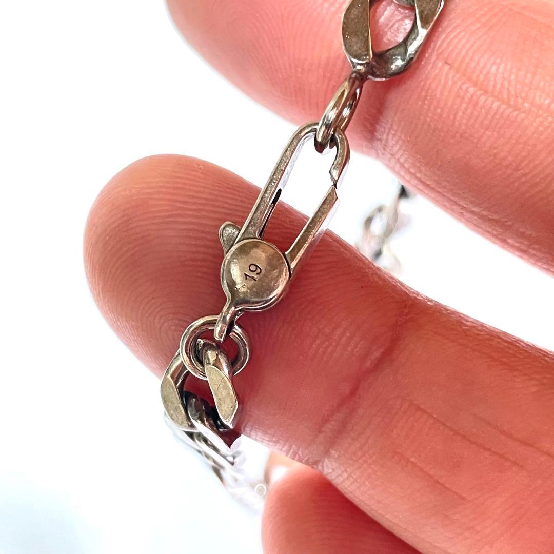 『GUCCI』　グッチ シルバー ディアマンティッシマ　ブレスレット19