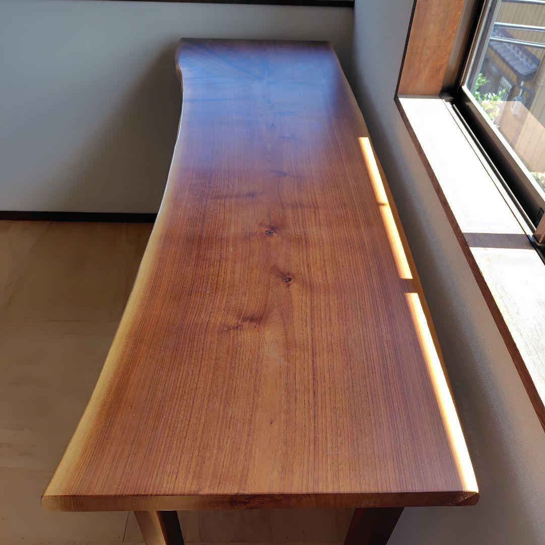 一枚板ウォルナット、スタンディングデスク、ダイニングテーブル