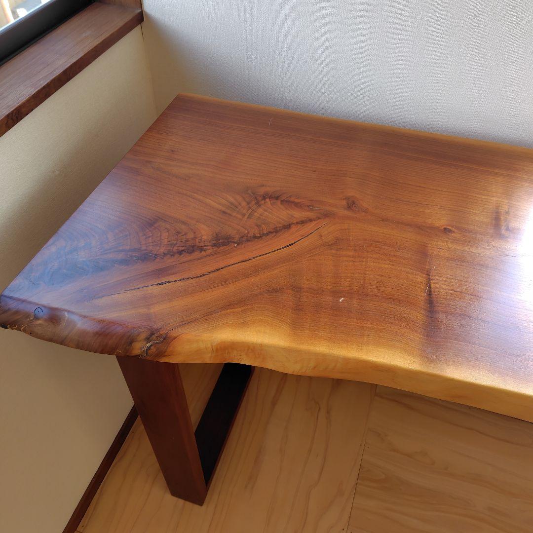 一枚板ウォルナット、スタンディングデスク、ダイニングテーブル