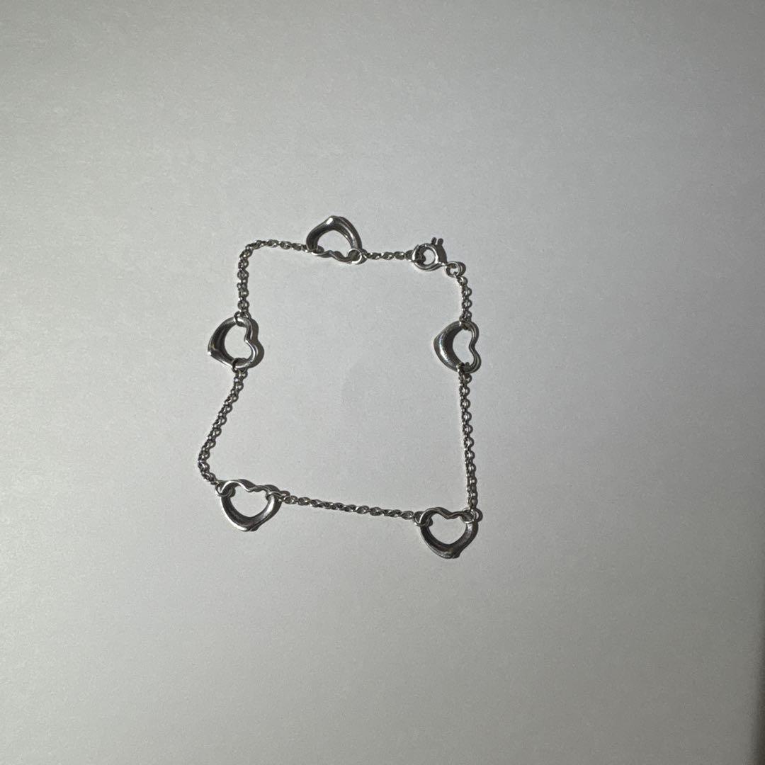 ティファニー オープンハート ブレスレット