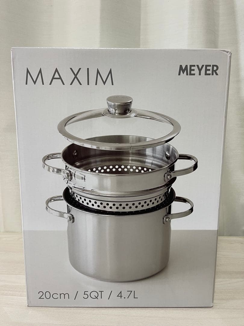 マイヤージャパン マイヤー パスタ 鍋 IH対応 ガラス蓋付き 麺'S マキシム
