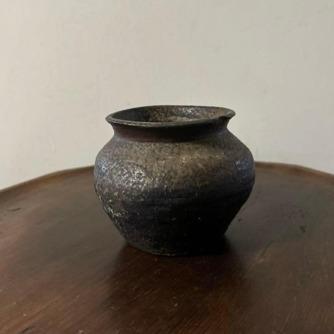 古備前小壺　鎌倉〜室町時代　骨董　花器アンティーク　検:秦秀雄　白洲正子 李朝