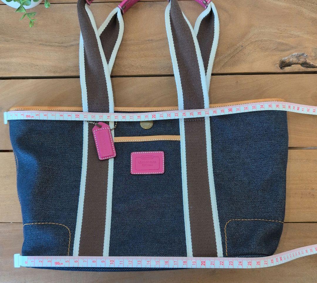 COACH☆デニムトートバッグ