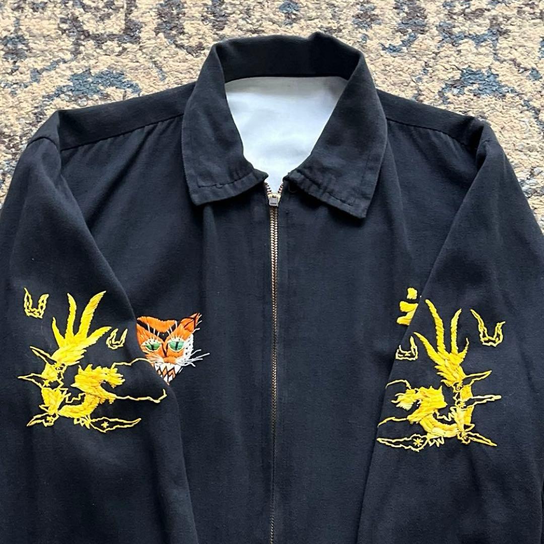 60s ベトジャン スーベニアジャケット 刺繍 ヴィンテージ オリジナル 70s