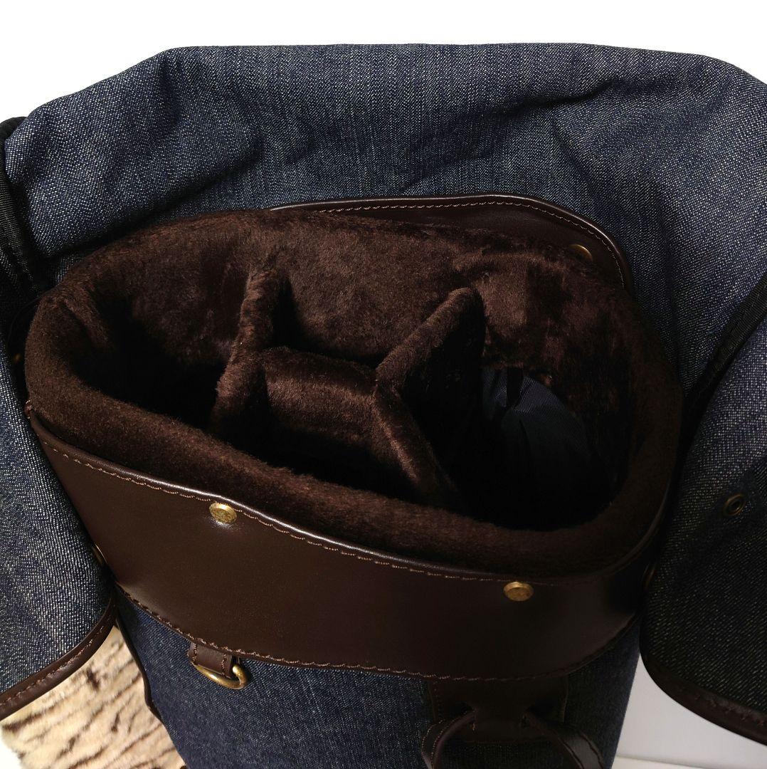 極上極美品✨EVISU＆GOLF デニム キャディバッグ フード一体型初期モデル