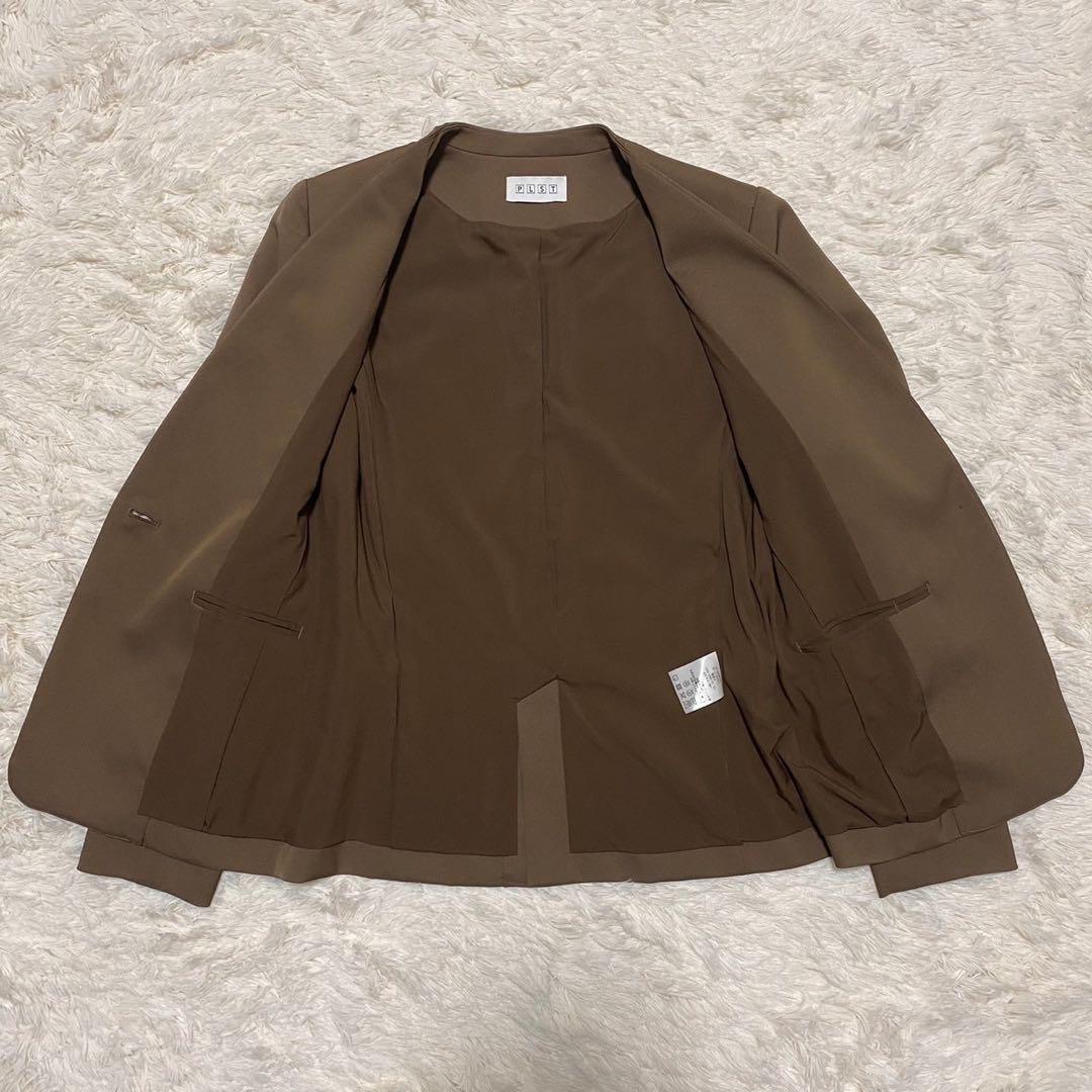 ✨美品✨PLST プラステ スーツ セットアップ ノーカラー パンツAW