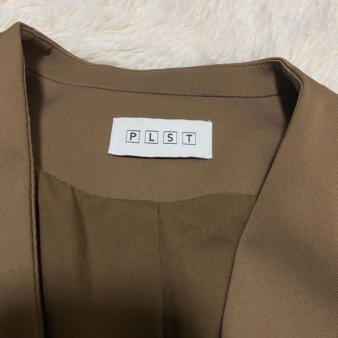 ✨美品✨PLST プラステ スーツ セットアップ ノーカラー パンツAW