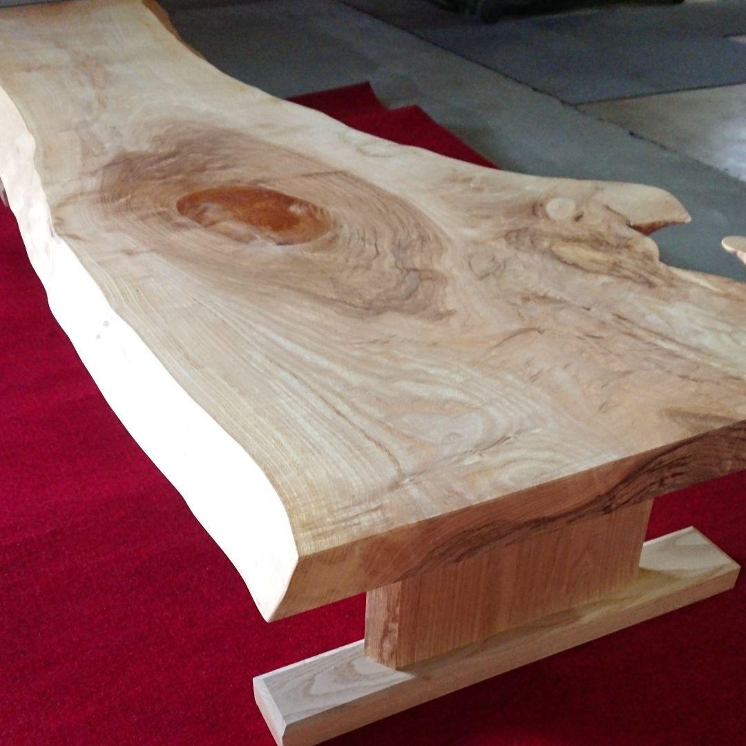 じゅんタモ変木一枚板テーブル