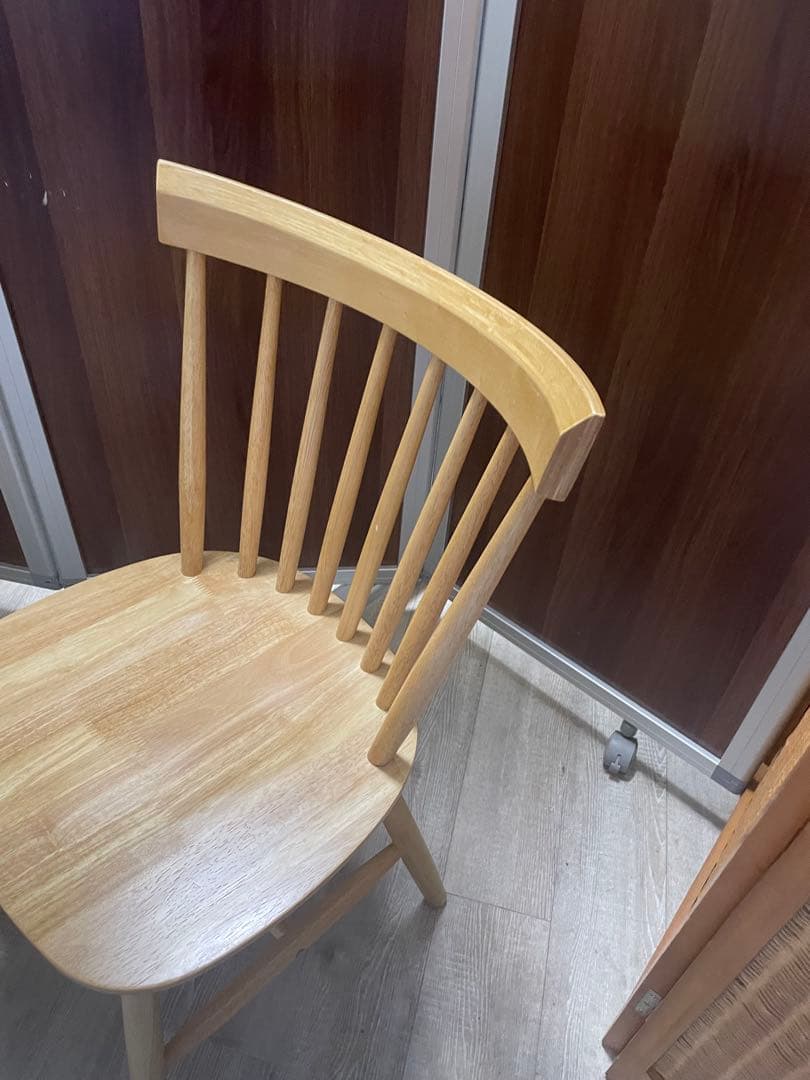 ウィンザーチェア　木製スピンドルバック　ダイニングチェア　⑤