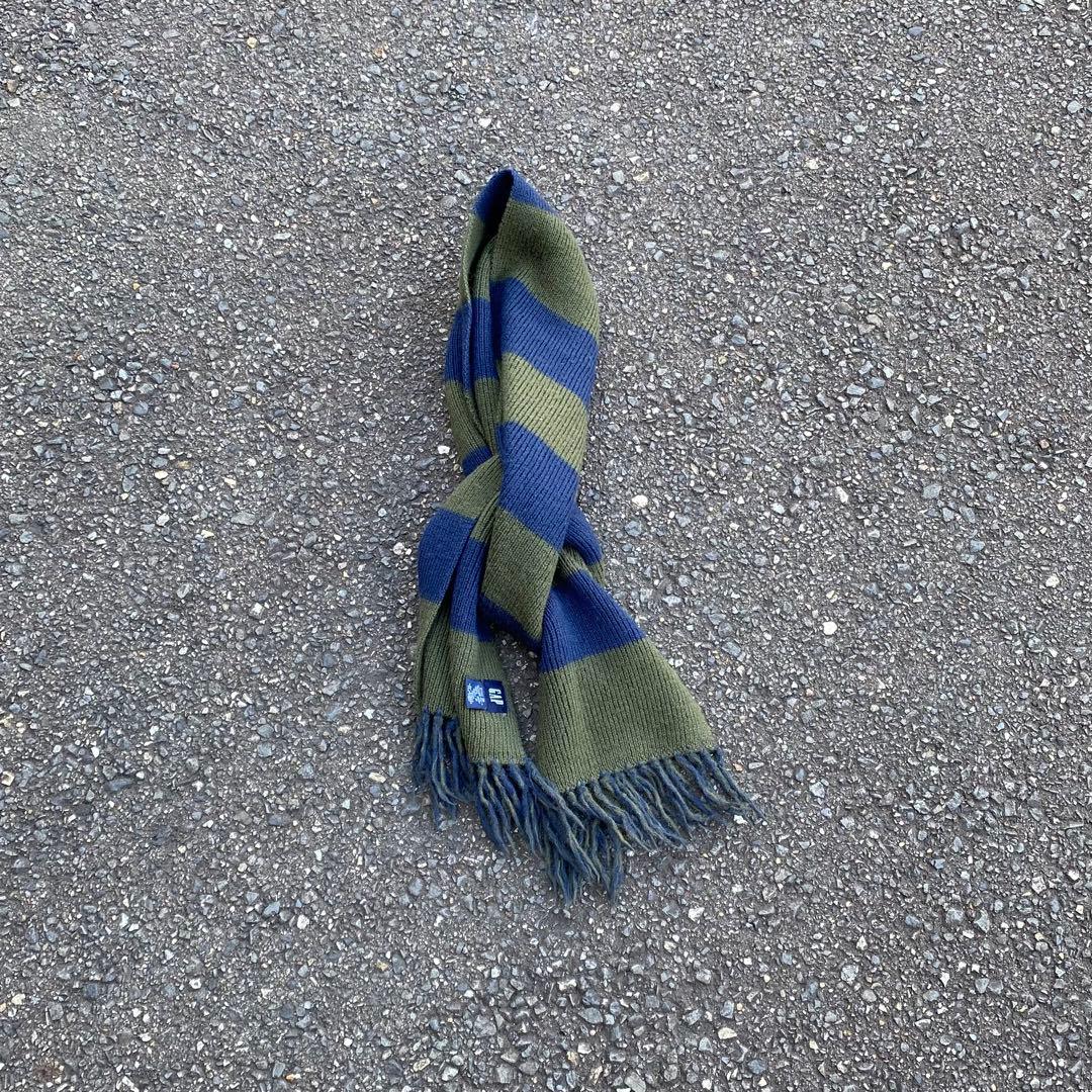 90s old gap ネイビー ボーダー マフラー アーカイブ cityboy