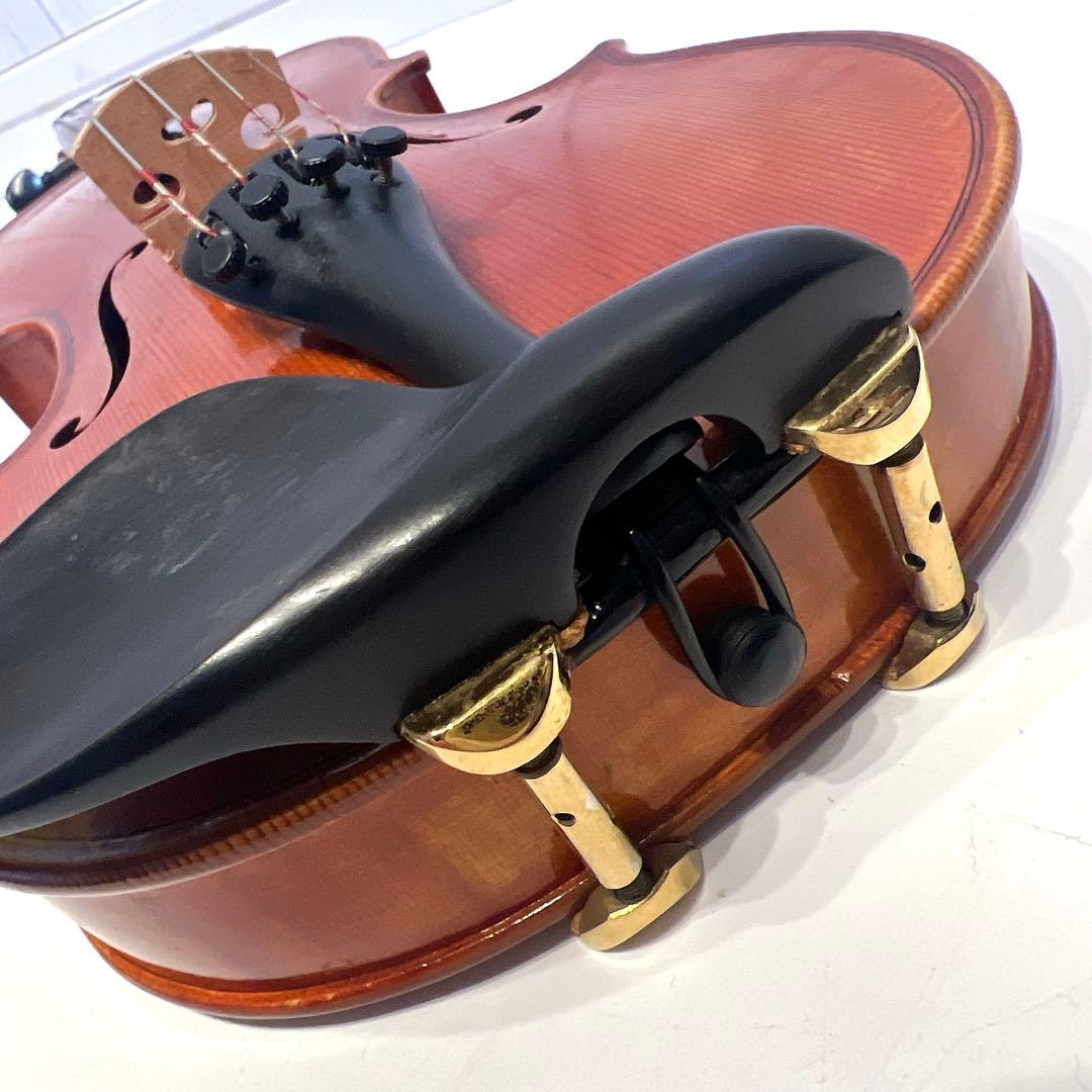 【詳細不明】美虎杢 1/8サイズ バイオリン　原産国不明