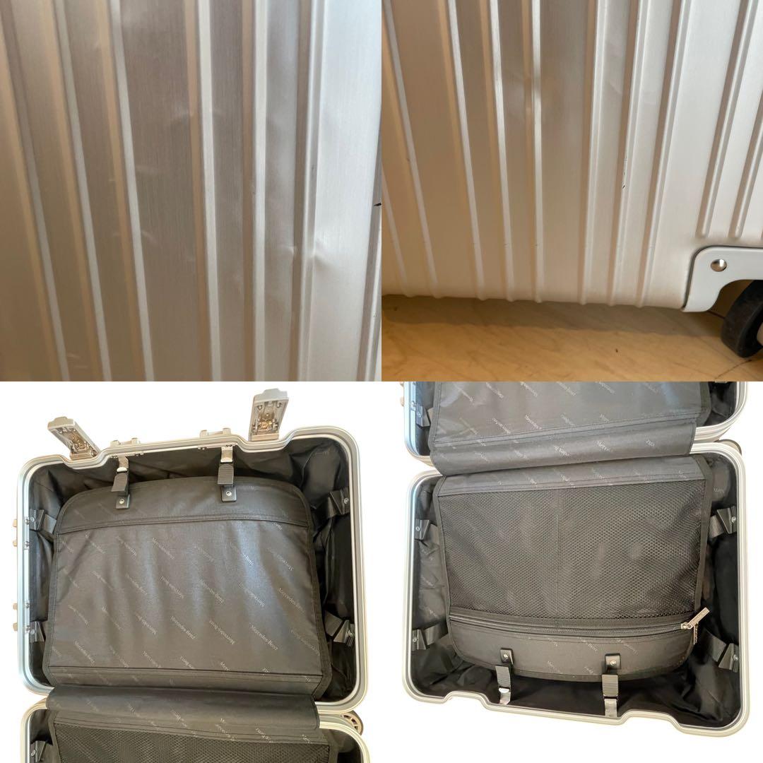 メルセデスベンツ　オリジナル アルミスーツケース　シルバー　32L　4輪