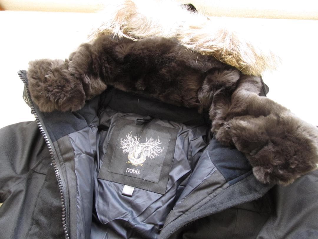 （*）様 Nobis ノビス レディース ダウンコート L ブラック/▲BJX