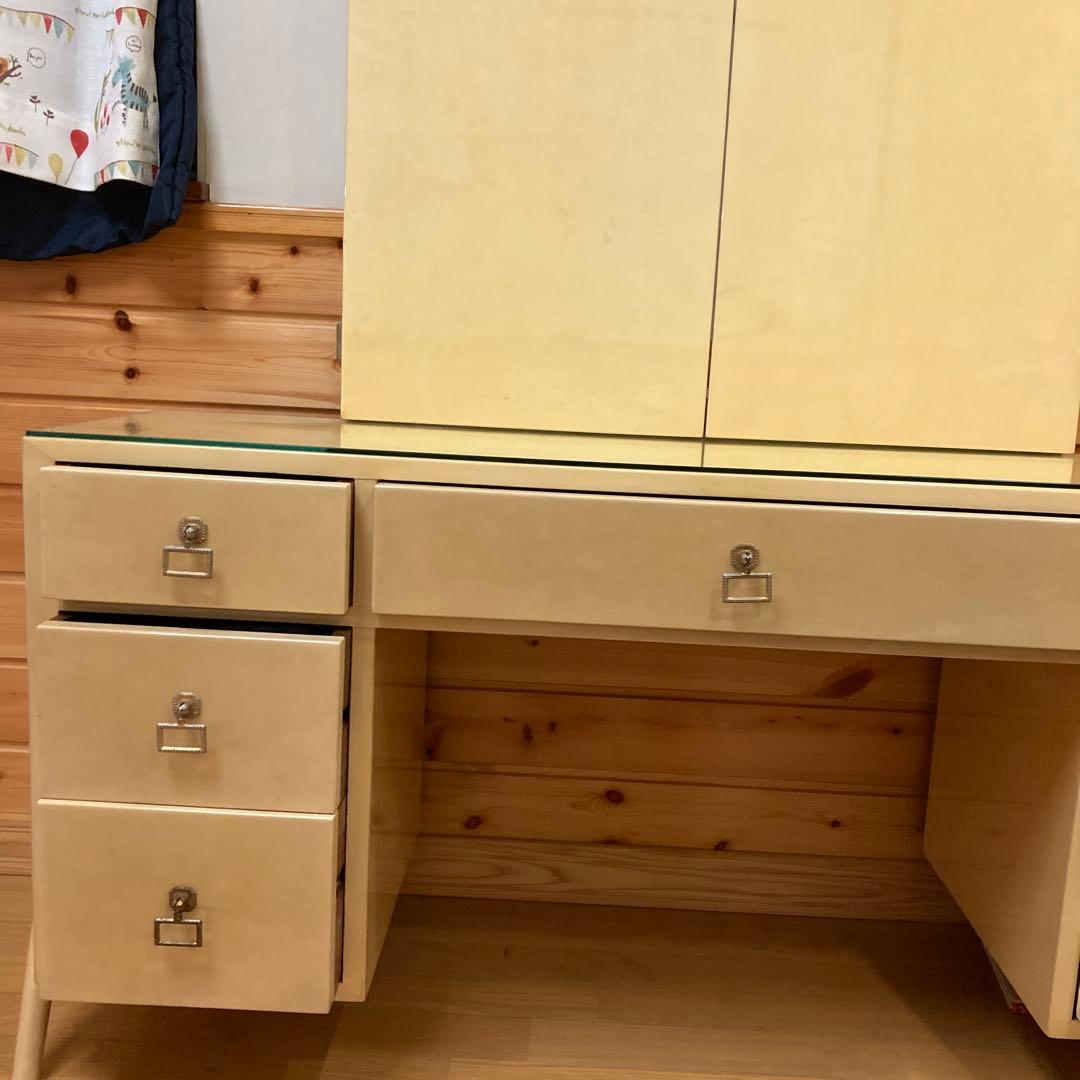 アルド　トゥーラ　ALDO TURA 山羊革　ドレッサー　三面鏡