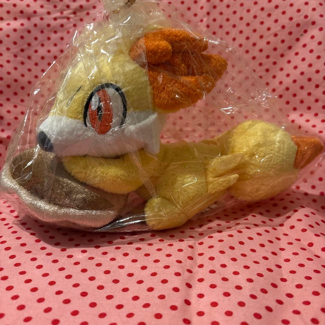 ポケモンセンター限定　PokéPalre フォッコ ぬいぐるみ 未使用タグ付き