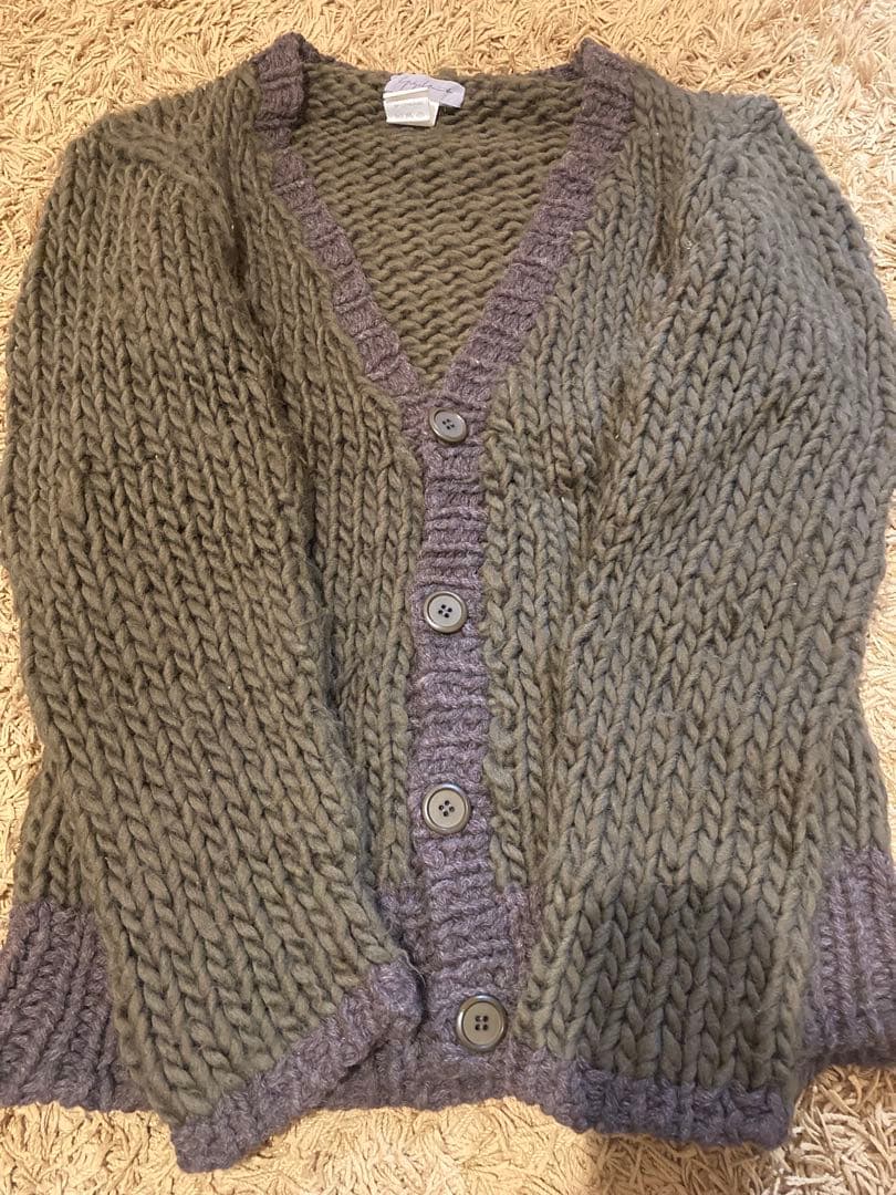 【希少】Yohji Yamamoto ヨウジヤマモト　ざっくり編みカーディガン