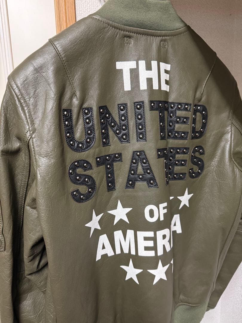 AVIREX アビレックス☆本革 レザージャケット☆ライダース ☆MA-1