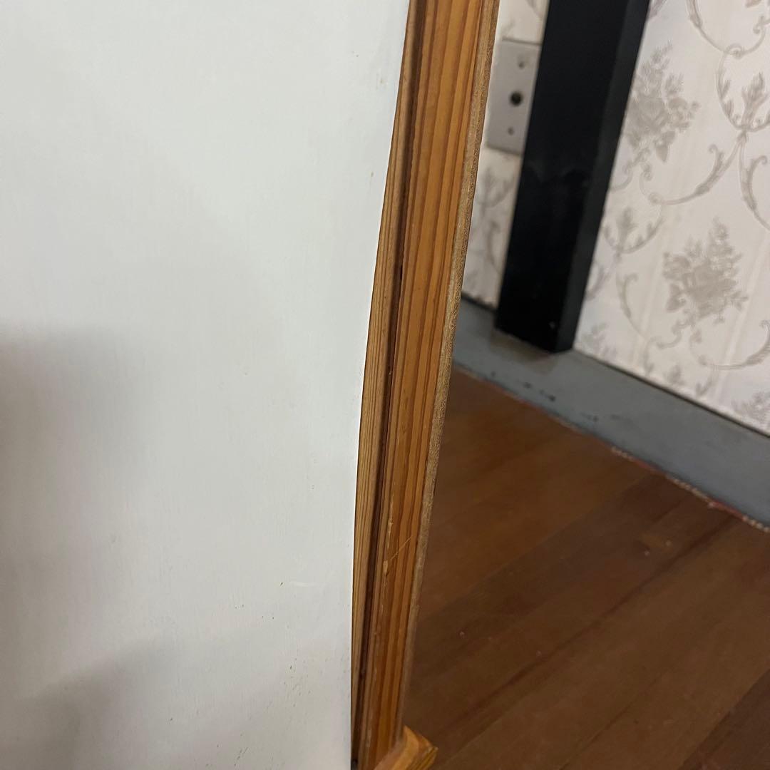 【アンティーク】木製 パイン材 電話台 サイドチェスト 収納棚 古家具 古民家