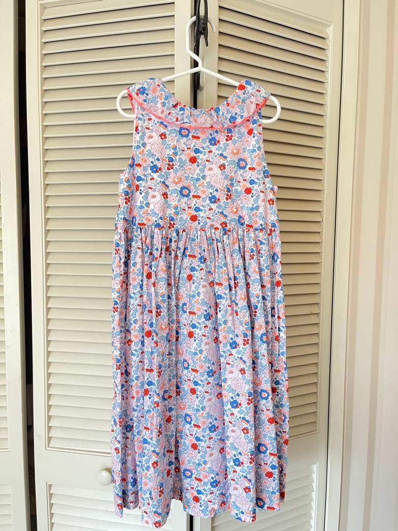 JACADI ワンピース リバティ 10A 140cm ネオン