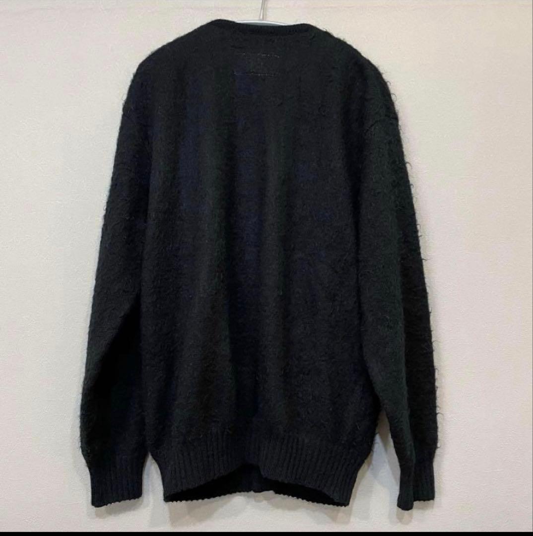 【即完売】ワコマリア　モヘアカーディガン　ブラック　Sサイズ　野村訓市