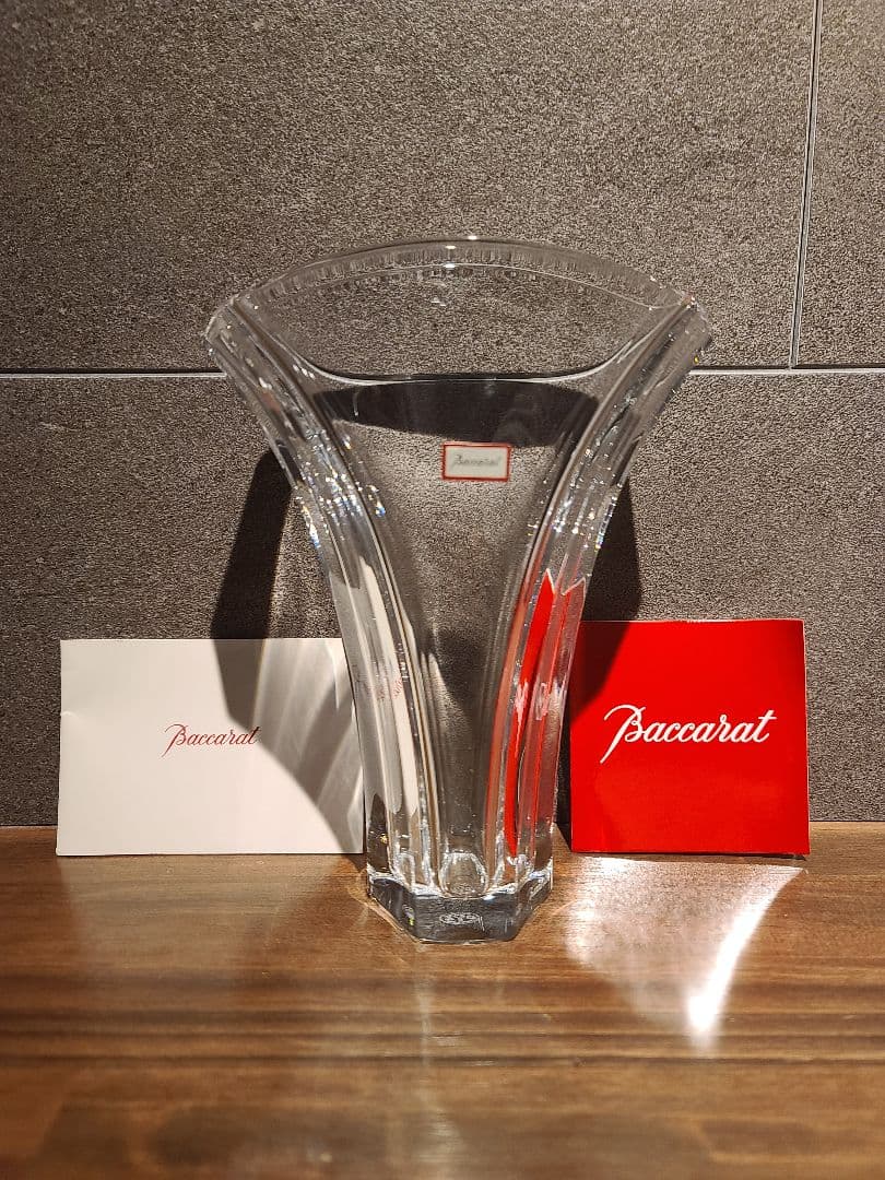 Baccarat 　バカラ　ギンコ　クリスタルフラワーベース