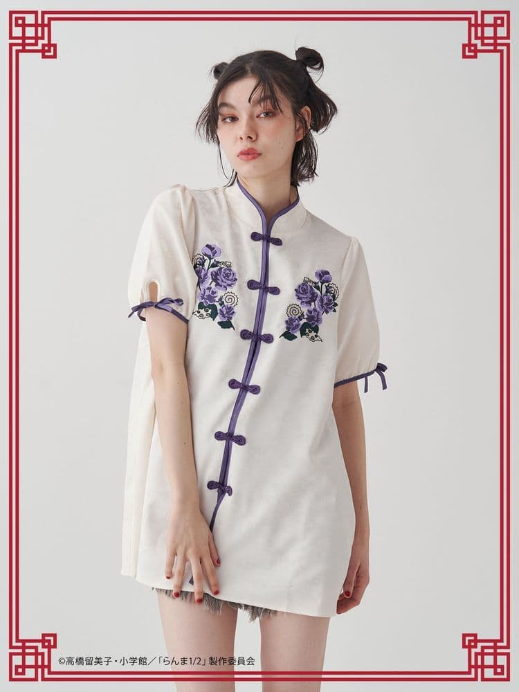 jouetie らんま1/2 コラボチャイナシャツ