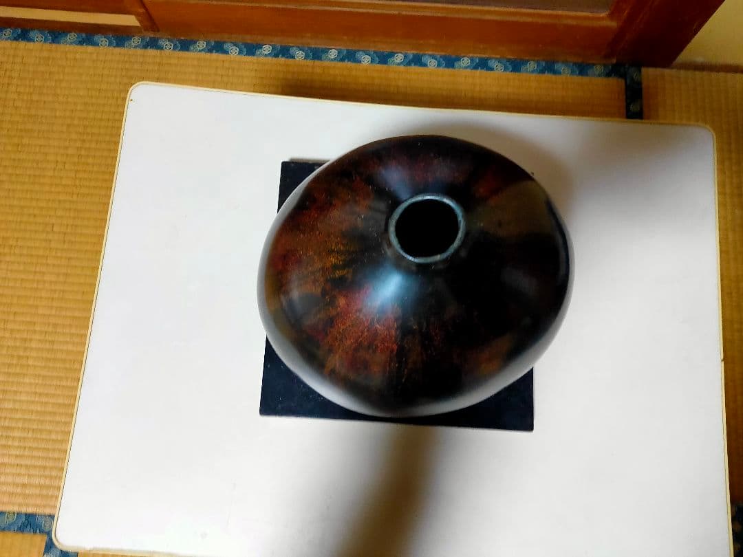 価格協議可能 漆芸 花瓶 岩手 一品物 元値100万円