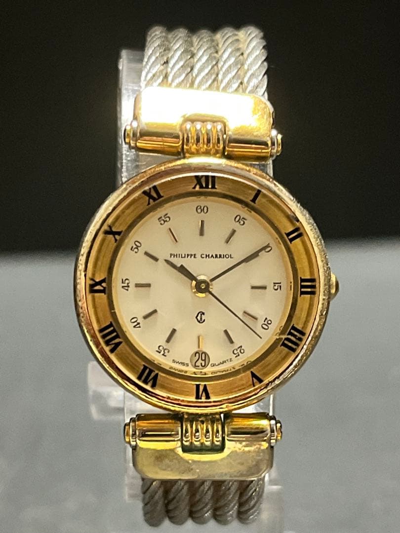 ★超美品！フィリップシャリオール レディース腕時計　動作良好