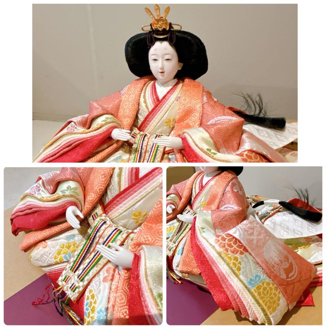 【吉徳大光】ひな人形 親王飾り(お内裏様、お雛様) 未使用に近い