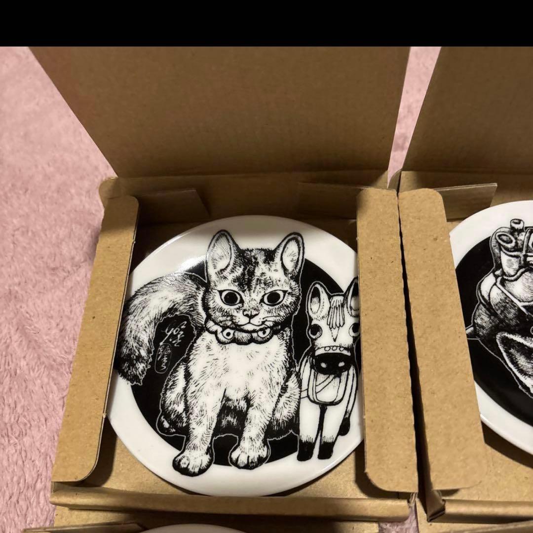 ボリス雑貨店 ヒグチユウコ 午皿 ノベルティ 豆皿 コンプリート 6枚セット