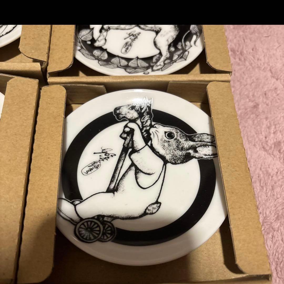 ボリス雑貨店 ヒグチユウコ 午皿 ノベルティ 豆皿 コンプリート 6枚セット