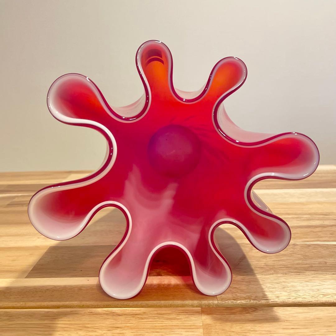 【美品】花瓶　マルティグラス　昭和レトロ　アンティーク