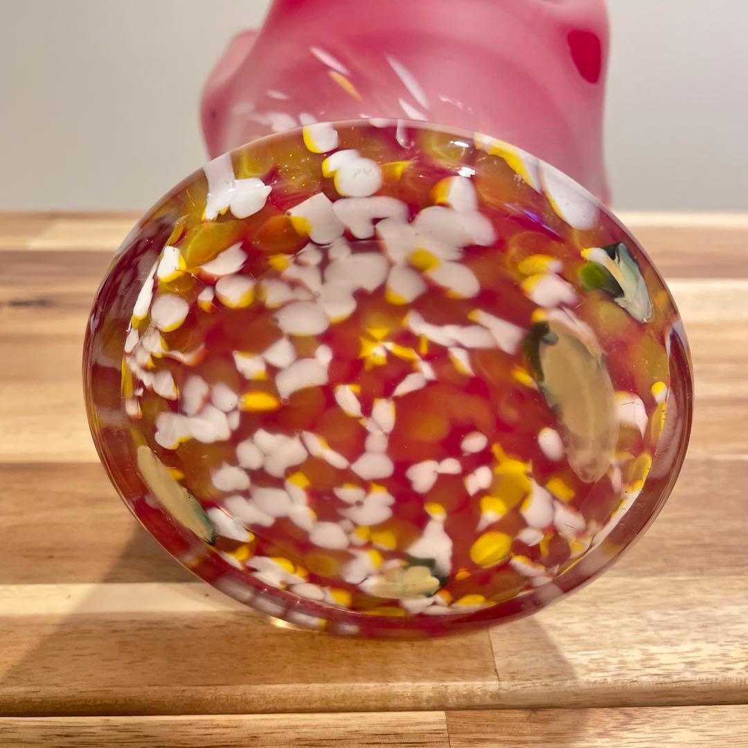 【美品】花瓶　マルティグラス　昭和レトロ　アンティーク