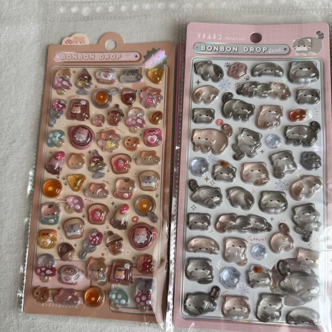 【ボンボンドロップシール】6点セット
